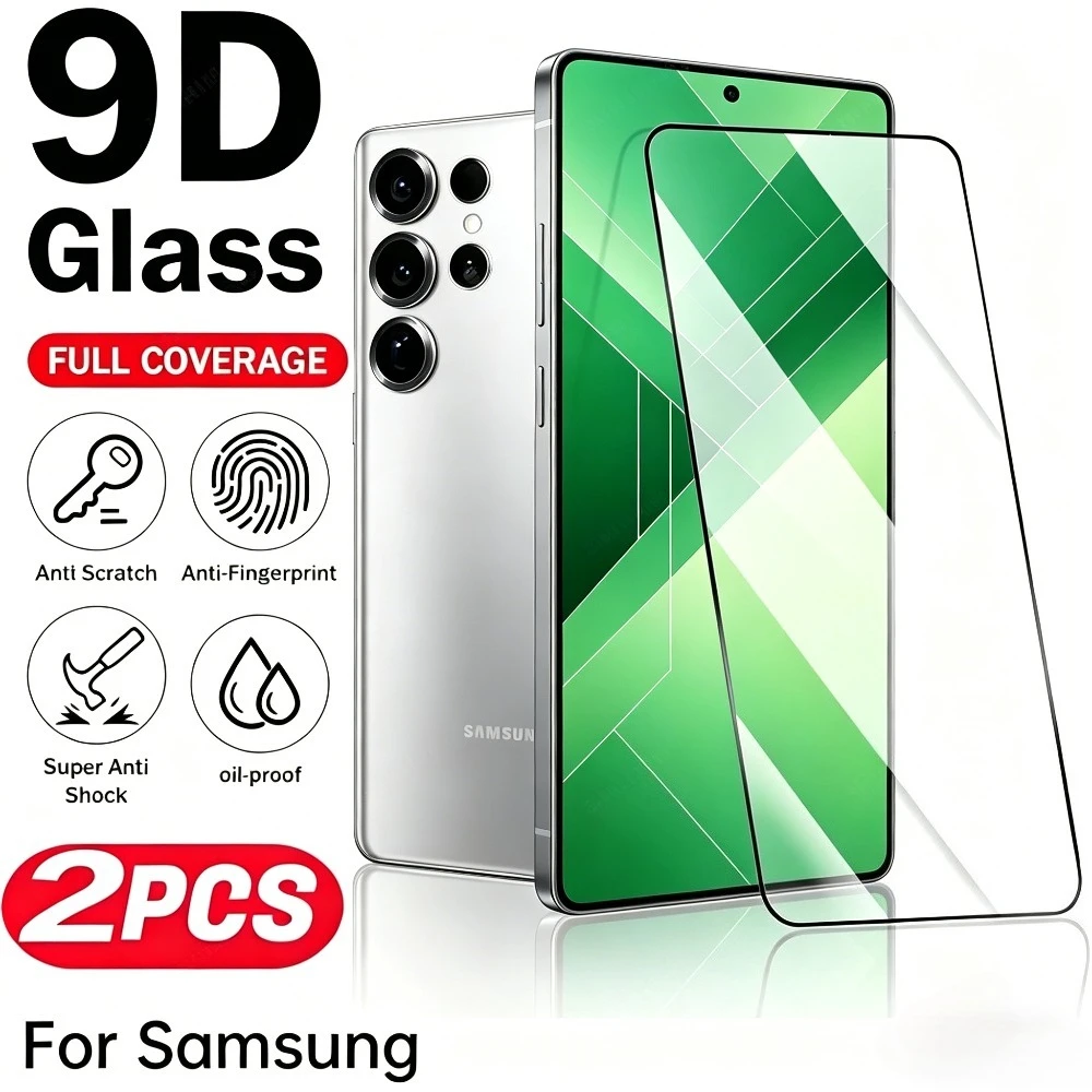Защитная пленка HD для экрана Samsung Galaxy S26 S25 S24 Ultra S23 S22 S21 Plus S24 S25 FE, 2 шт., закаленное стекло с полным покрытием, защита от царапин
Защитная пленка HD для экрана Samsung Galaxy S26 S25 S24 Ultra S23 S22 S21 Plus S24 S25 FE, 2 шт., закаленное стекло с полным покрытием, защита от царапин