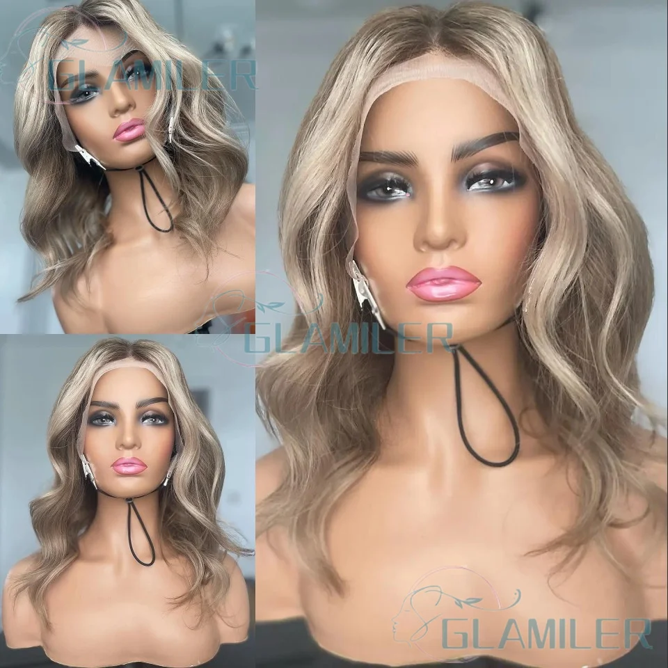 Body Wavy Glueless Human Hair Short Bob Full Lace Wigs Remy Brazilian Bleached Knots Brown Blonde Highlight 13x4 Lace Front Wigs
Body Wavy Glueless Human Hair Short Bob Full Lace Wigs Remy Brazilian Bleached Knots Brown Blonde Highlight 13x4 Lace Front Wigs