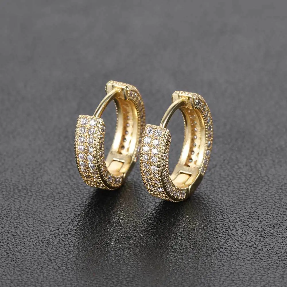 Luxury 24K 9999 Pure Gold real gold Women's Square Hip Hop Earrings Full Diamond Earrings
Luxury 24K 9999 Pure Gold real gold Women's Square Hip Hop Earrings Full Diamond Earrings