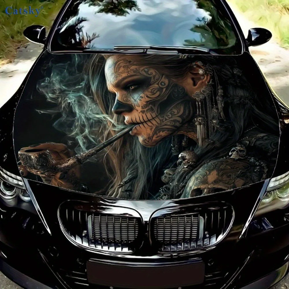 Gothic Tattoo Girl Car Hood Wrap-PVC Material, Gift For Car Enthusiasts, Fits Trucks & Cars, Custom Vehicle Bonnet Wrap, Sun Pro
Gothic Tattoo Girl Car Hood Wrap-PVC Material, Gift For Car Enthusiasts, Fits Trucks & Cars, Custom Vehicle Bonnet Wrap, Sun Pro