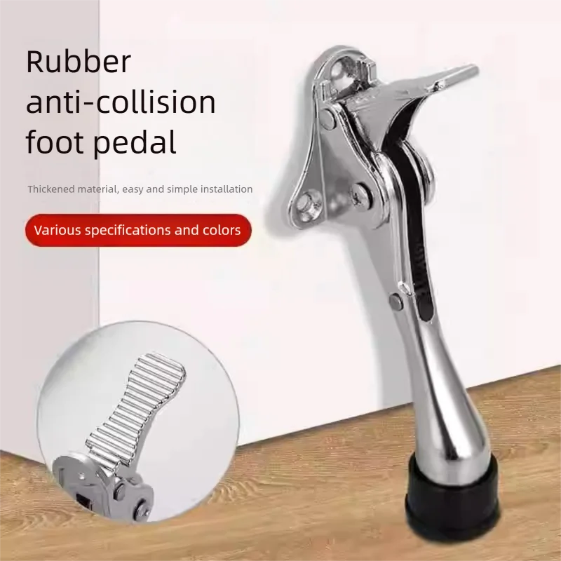 YM Black Heavy Duty Touch Kick Door Stopper Zinc Alloy Mute Door Stops with Non-Slip Rubber Tip Wall Protector Hardware
YM Black Heavy Duty Touch Kick Door Stopper Zinc Alloy Mute Door Stops with Non-Slip Rubber Tip Wall Protector Hardware