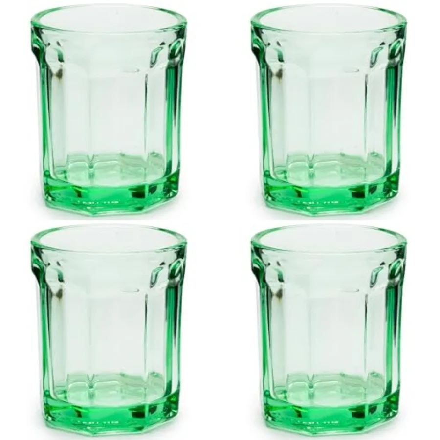 Drinking Glasses Set of 4 Fish and Fish glassware by Paola Navone 7.44 FL oz Clear Green Water Glass Cups without Lids Home Ess
Drinking Glasses Set of 4 Fish and Fish glassware by Paola Navone 7.44 FL oz Clear Green Water Glass Cups without Lids Home Ess