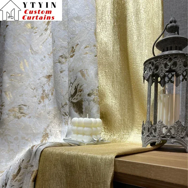 Gold Luxury Jacquard Modern Curtains for Living Room Bedroom Dining Kiechen Villa Windows Elegant Blackout Lightcustomize Decor
Gold Luxury Jacquard Modern Curtains for Living Room Bedroom Dining Kiechen Villa Windows Elegant Blackout Lightcustomize Decor