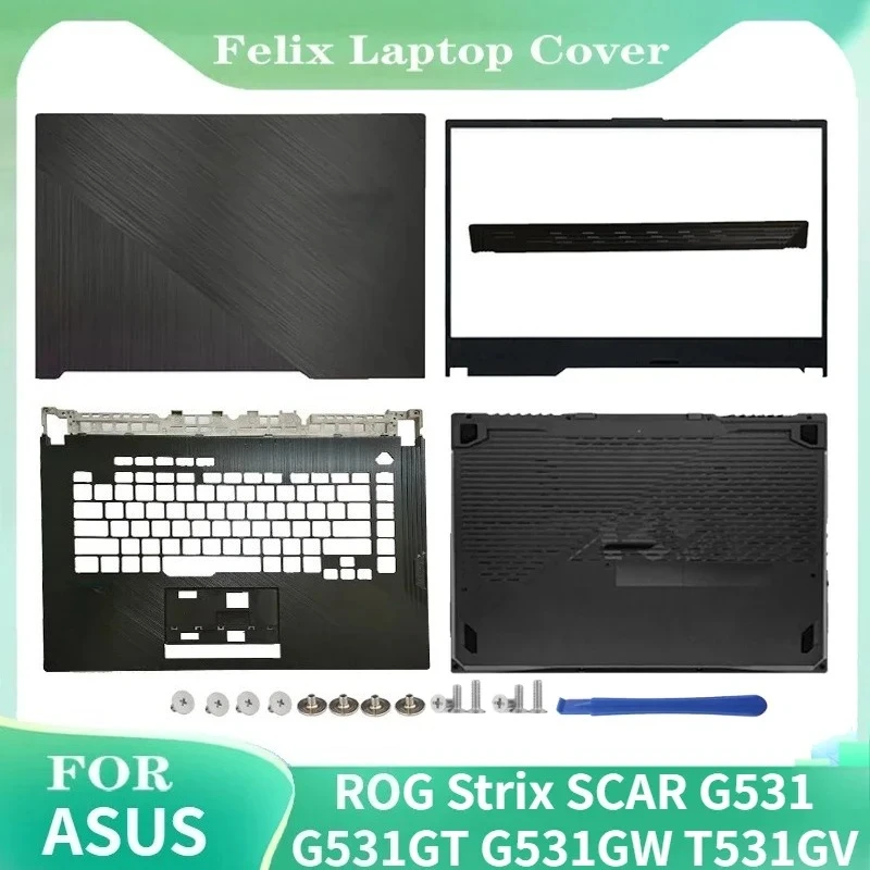 NEW For ASUS ROG Strix SCAR G531 G531GT G531GW T531GV LCD Back Cover Front Bezel Palmrest Bottom Case Laptop Housing Cover
NEW For ASUS ROG Strix SCAR G531 G531GT G531GW T531GV LCD Back Cover Front Bezel Palmrest Bottom Case Laptop Housing Cover