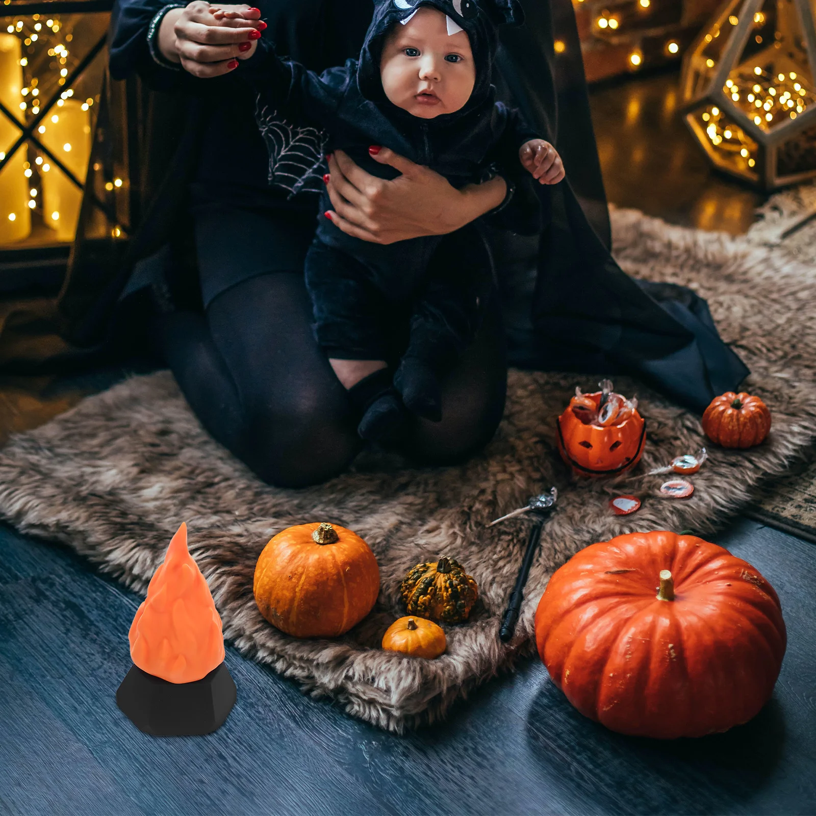 Realistic Flame Lamp with 3 Adjustable Modes USB Rechargeable Fire Night Light for Indoor Outdoor Halloween Decor
Realistic Flame Lamp with 3 Adjustable Modes USB Rechargeable Fire Night Light for Indoor Outdoor Halloween Decor