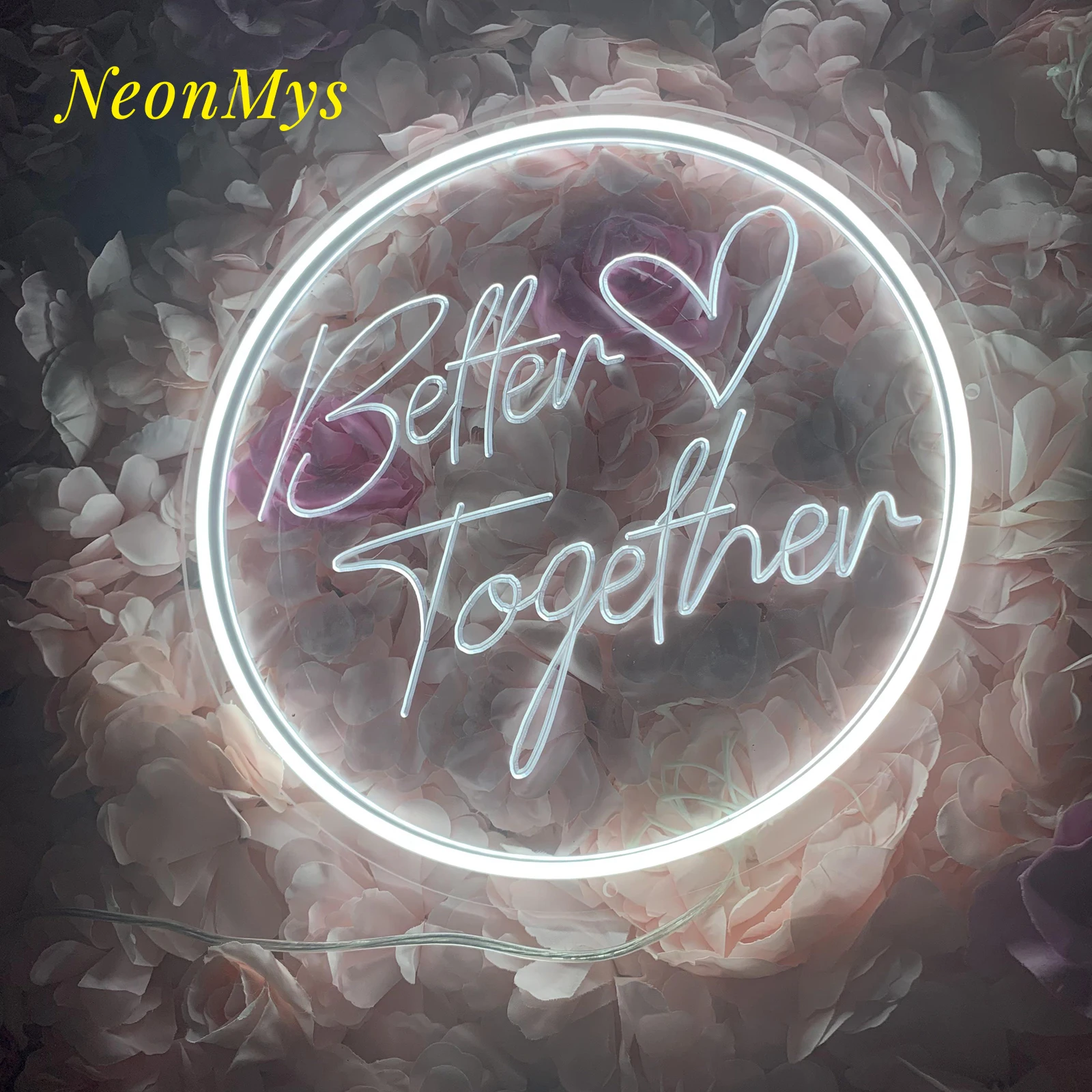 Better Together Neon Sign 3D Carved Wedding Party Vibe Wall Led Light Signs Decoration Personalized Decorate Led Luminous Sign
Better Together Neon Sign 3D Carved Wedding Party Vibe Wall Led Light Signs Decoration Personalized Decorate Led Luminous Sign