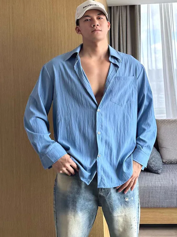 Loose Fit Linen Cotton irt Men's American Sle Long Sve Thin Sun Protection Open Cardigan Breathable Workwear irt
Loose Fit Linen Cotton irt Men's American Sle Long Sve Thin Sun Protection Open Cardigan Breathable Workwear irt
