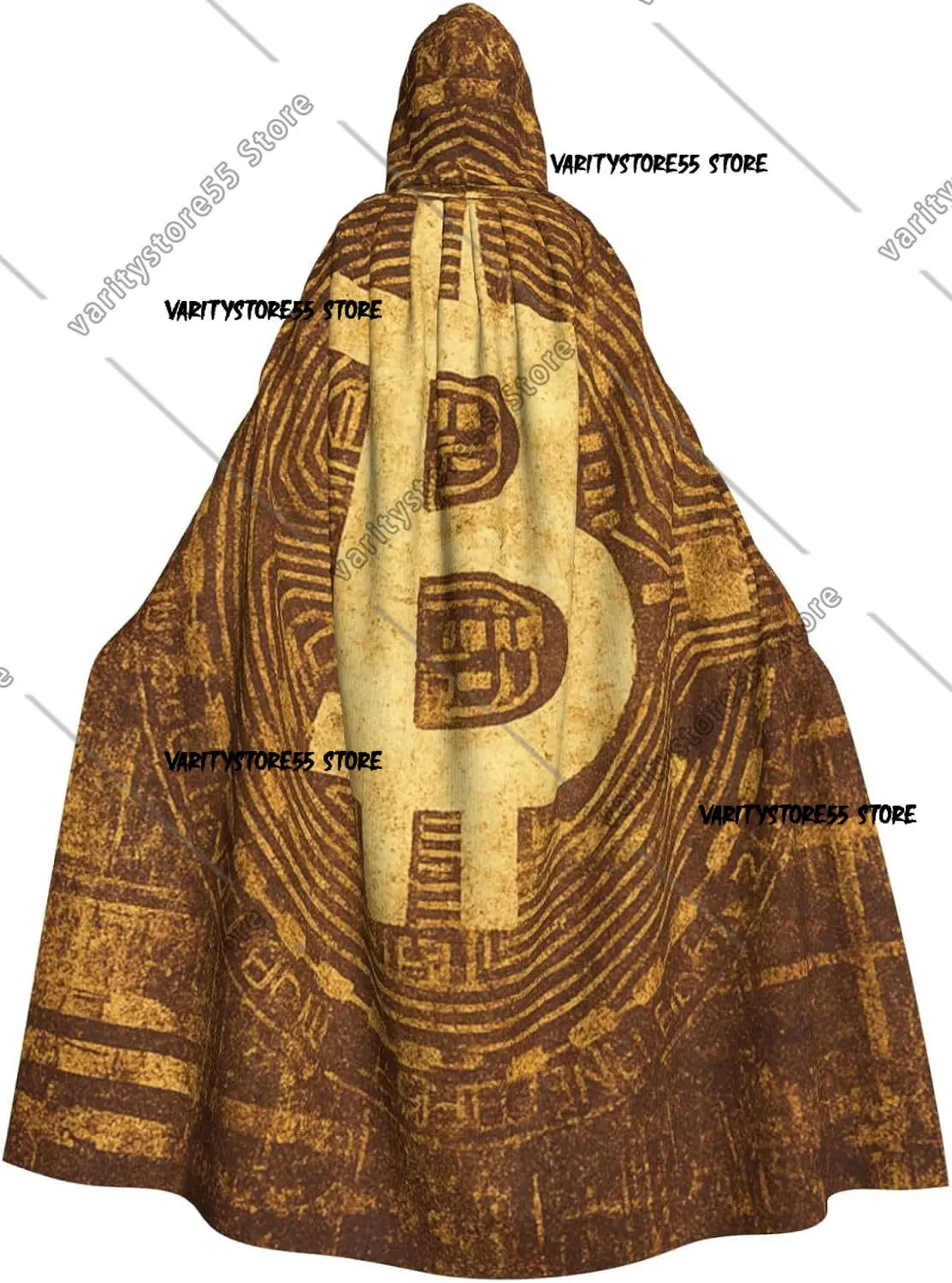 Retro Bitcoin Adult Witch Hooded Cape Halloween Costume Hooded Cloak
Retro Bitcoin Adult Witch Hooded Cape Halloween Costume Hooded Cloak