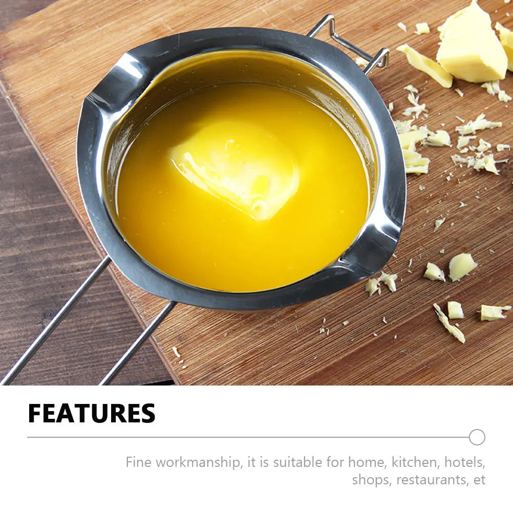 1Pcs Stainless Steel Heating Bowl Butter Melting Tool Melting Bowl for Chocolate DIY Baking Kitchen Utensils Heating Utensil
1Pcs Stainless Steel Heating Bowl Butter Melting Tool Melting Bowl for Chocolate DIY Baking Kitchen Utensils Heating Utensil