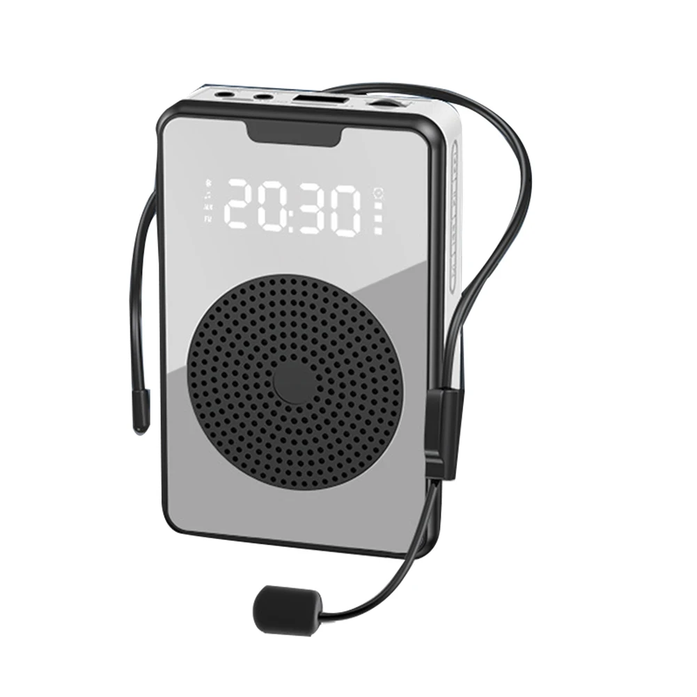 Wireless Voice Amplifier Bluetooth Microphone Speaker with Microphone Headset,For Tour Guide-Black
Wireless Voice Amplifier Bluetooth Microphone Speaker with Microphone Headset,For Tour Guide-Black