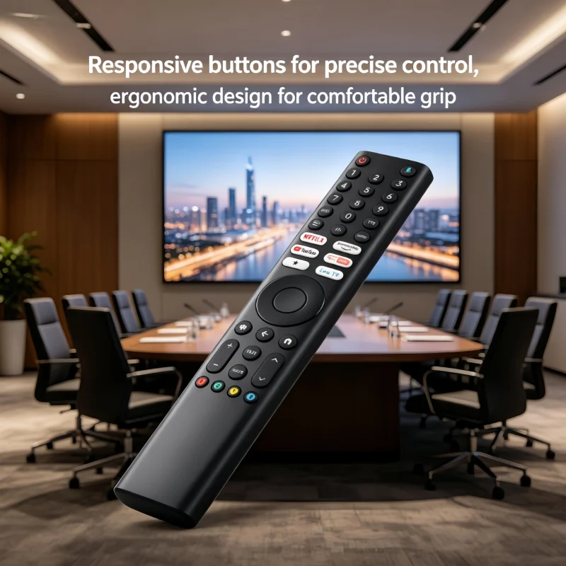 XMRM-P3 Black Universal Remote Control Voice Enabled for Xiaomi Smart TVs Compatible with Xiaomi Mi TV Series
XMRM-P3 Black Universal Remote Control Voice Enabled for Xiaomi Smart TVs Compatible with Xiaomi Mi TV Series