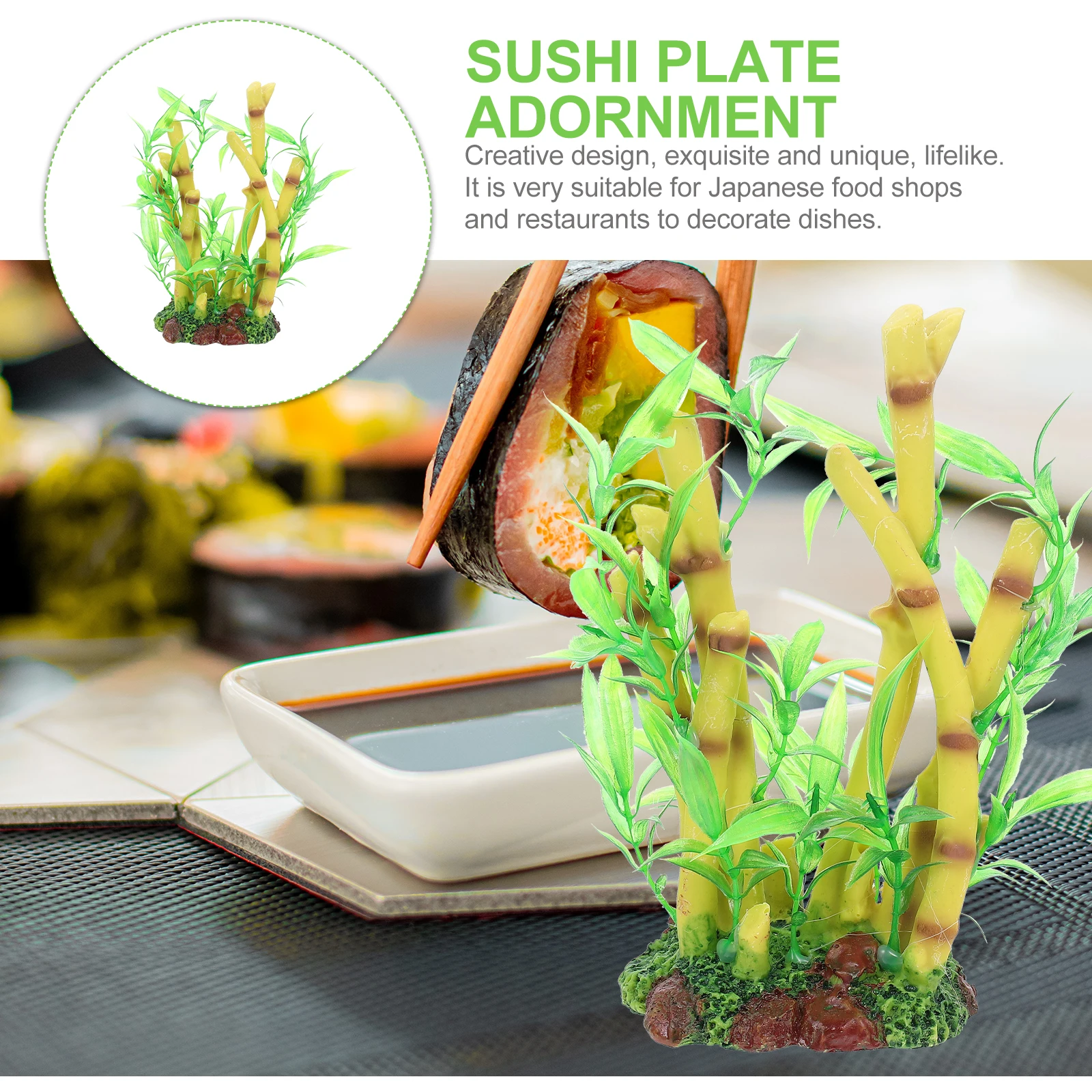 Plate Sushi Decoration Flowers Bride Artificial Plastic Cuisine Platter Plants Adornment
Plate Sushi Decoration Flowers Bride Artificial Plastic Cuisine Platter Plants Adornment