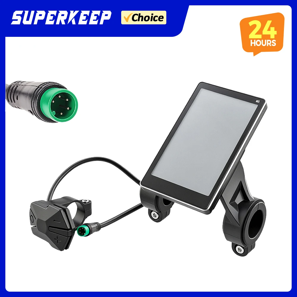 5 Pin Led Display M5 Electric Bicycle Electric Scooter LCD Panel With USB UART For Electric Bike Waterproof Lcd Panel Screen
5 Pin Led Display M5 Electric Bicycle Electric Scooter LCD Panel With USB UART For Electric Bike Waterproof Lcd Panel Screen