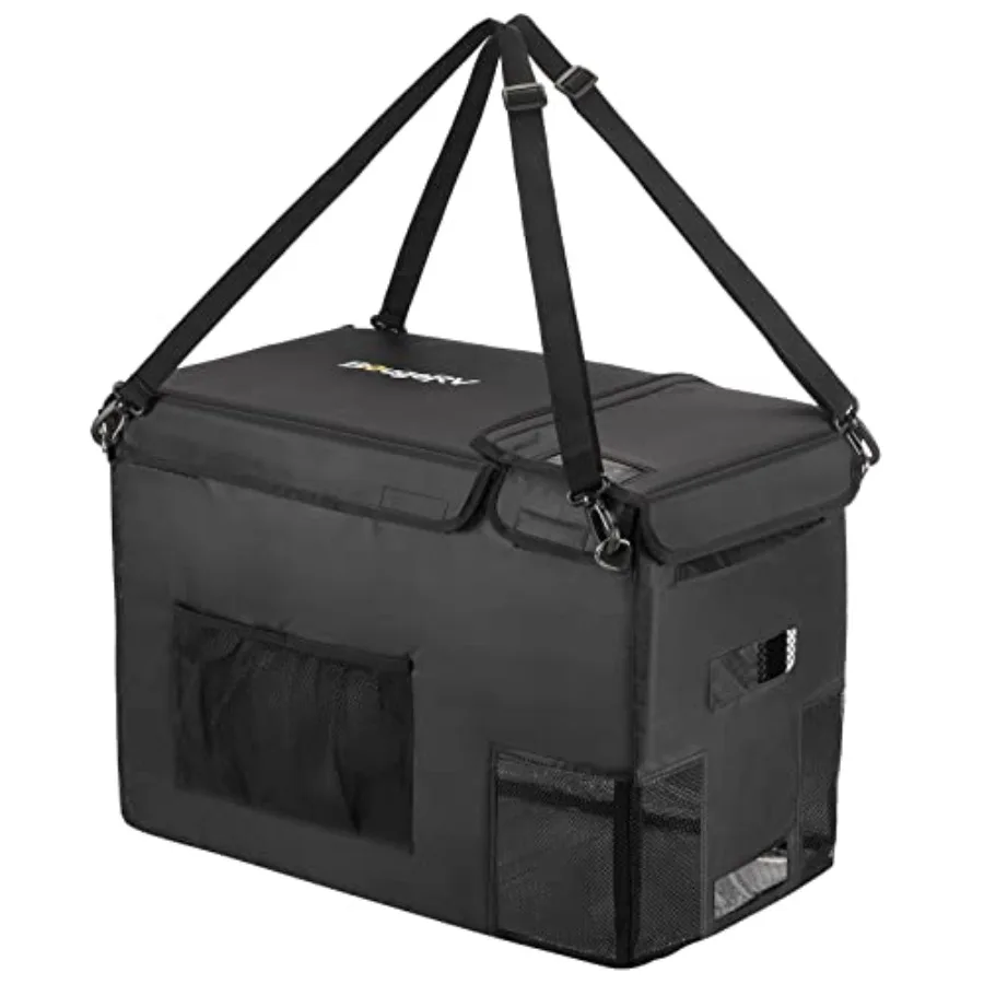 30 Quart Insulated Protective Cover for 12V Portable Car Refrigerator Black Durable Insulated Design Fits CRPRO 30 Quart Model
30 Quart Insulated Protective Cover for 12V Portable Car Refrigerator Black Durable Insulated Design Fits CRPRO 30 Quart Model