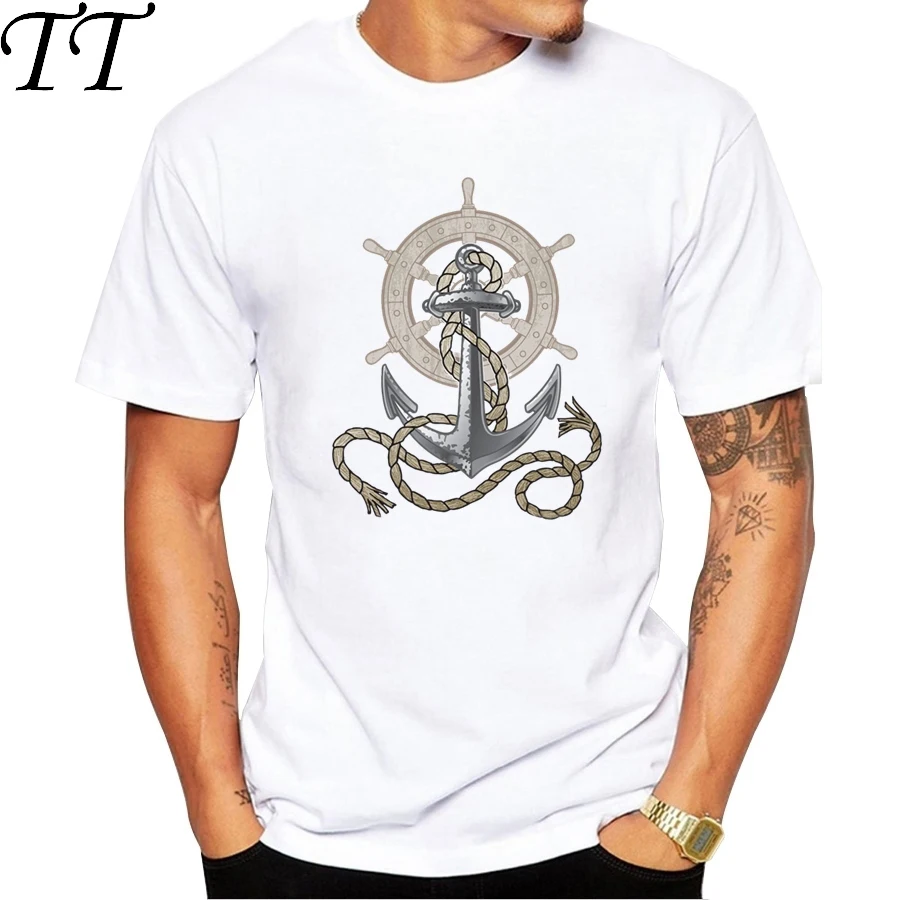 2019 Fashion Summer Mens Hipster O-Neck Short Sleeve Sail Anchor Nautical Graphic Printed T Shirt Cool Tee Tops A035
2019 Fashion Summer Mens Hipster O-Neck Short Sleeve Sail Anchor Nautical Graphic Printed T Shirt Cool Tee Tops A035