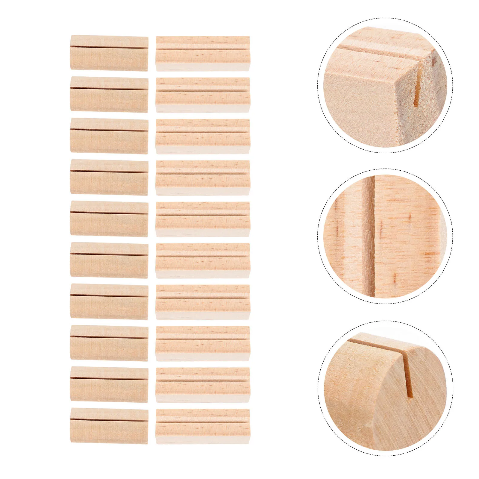 20Pcs Business Cards Holder Wooden Craft Organizer Home Office Desktop Photo Display Stand Business Cards Holder
20Pcs Business Cards Holder Wooden Craft Organizer Home Office Desktop Photo Display Stand Business Cards Holder
