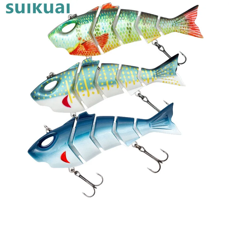 13.5cm 36g Sinking Wobbling 5 Jointed Multi Jointed Fish Lure Bionic Realistic Hard Bait for Bass Pike Freshwater Saltwater
13.5cm 36g Sinking Wobbling 5 Jointed Multi Jointed Fish Lure Bionic Realistic Hard Bait for Bass Pike Freshwater Saltwater