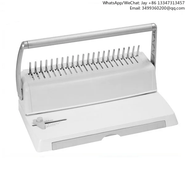 WD-2188H Desktop Manually Adjustable Margin Rubber Ring Punch And Comb Binding Machine
WD-2188H Desktop Manually Adjustable Margin Rubber Ring Punch And Comb Binding Machine