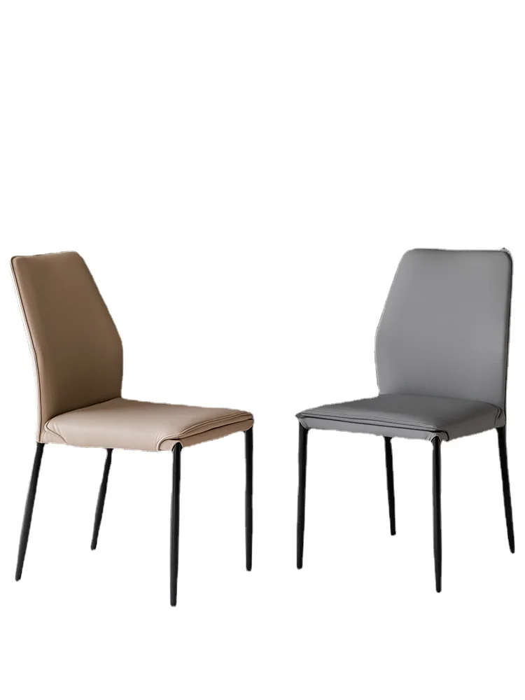 Hxl Light Luxury Dining Chair Modern Dining Chair Minimalist Leather Chair High-End Chair
Hxl Light Luxury Dining Chair Modern Dining Chair Minimalist Leather Chair High-End Chair