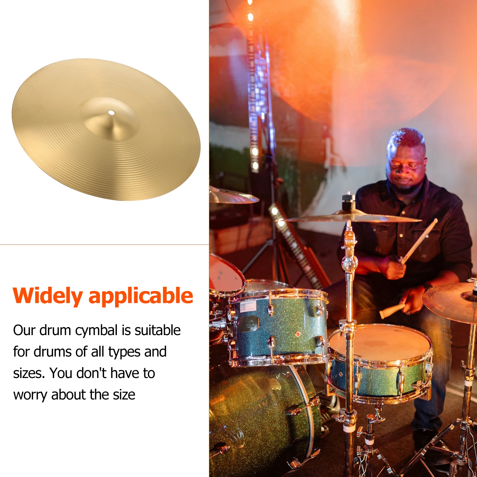Musical Instrument Jazz Drum Cymbals Percussion Alloy Brass Replacement Accessories
Musical Instrument Jazz Drum Cymbals Percussion Alloy Brass Replacement Accessories