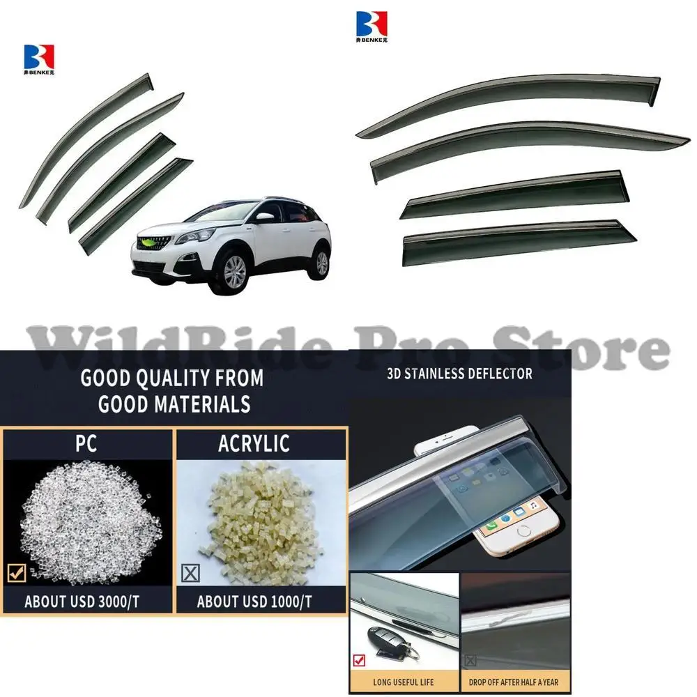 1 set For PEUGEOT 4008 2017 Injection Deflector PC Plastic Auto Sun Window Visor
1 set For PEUGEOT 4008 2017 Injection Deflector PC Plastic Auto Sun Window Visor