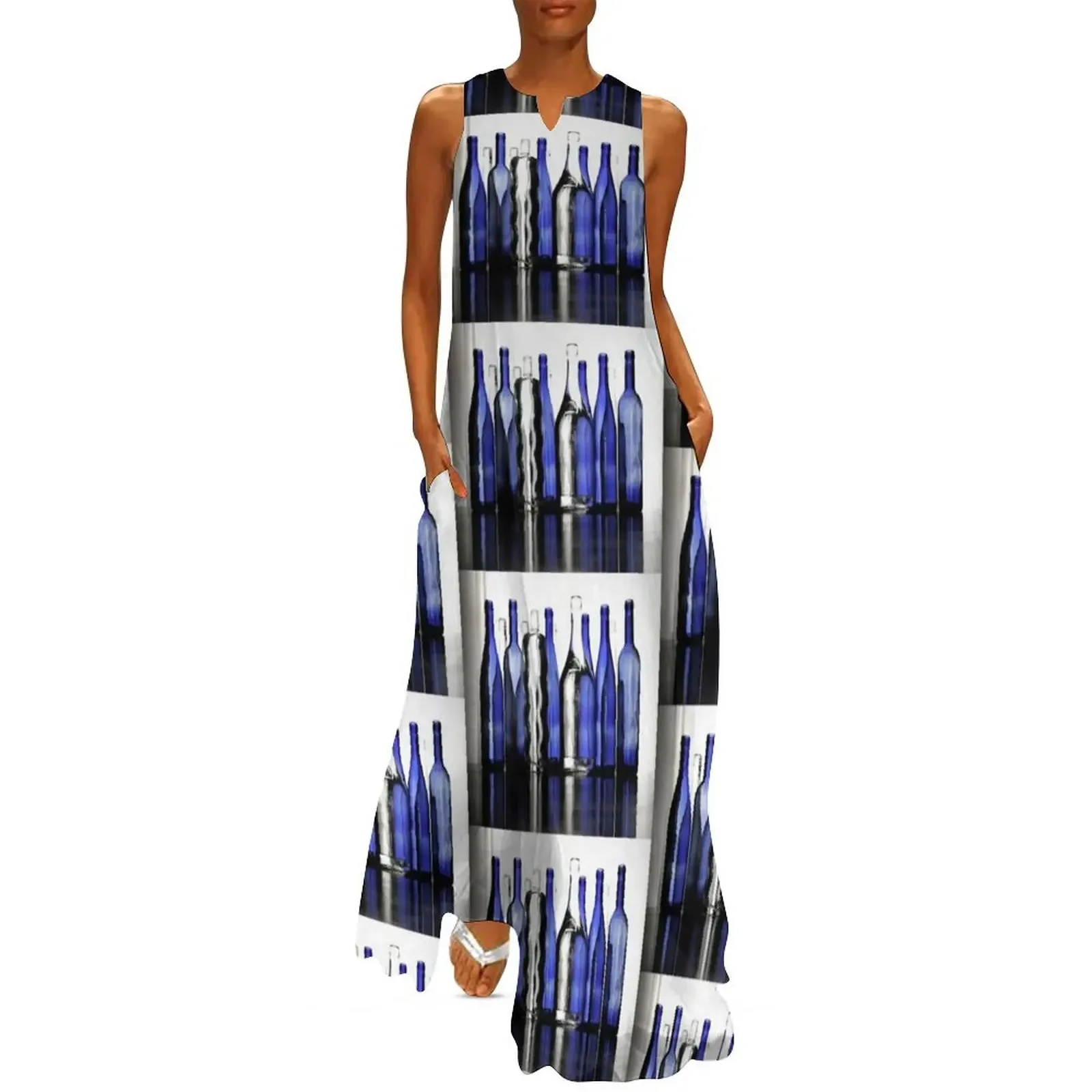 Cobalt Bottles Long Dress sexy dress dresses for official occasions dresses korean style Long dress
Cobalt Bottles Long Dress sexy dress dresses for official occasions dresses korean style Long dress