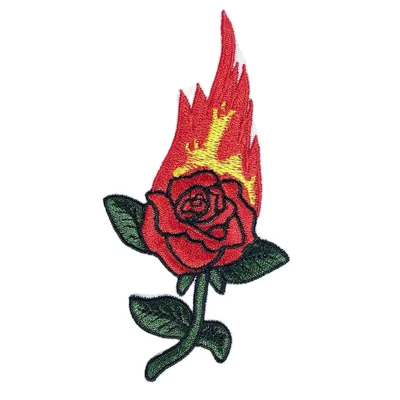 2PCS/lot Flame Rose Flower Patch for Clothing Bags DIY Decorative Accessories Fire Floral Embroidery Appliques Iron on Patches
2PCS/lot Flame Rose Flower Patch for Clothing Bags DIY Decorative Accessories Fire Floral Embroidery Appliques Iron on Patches