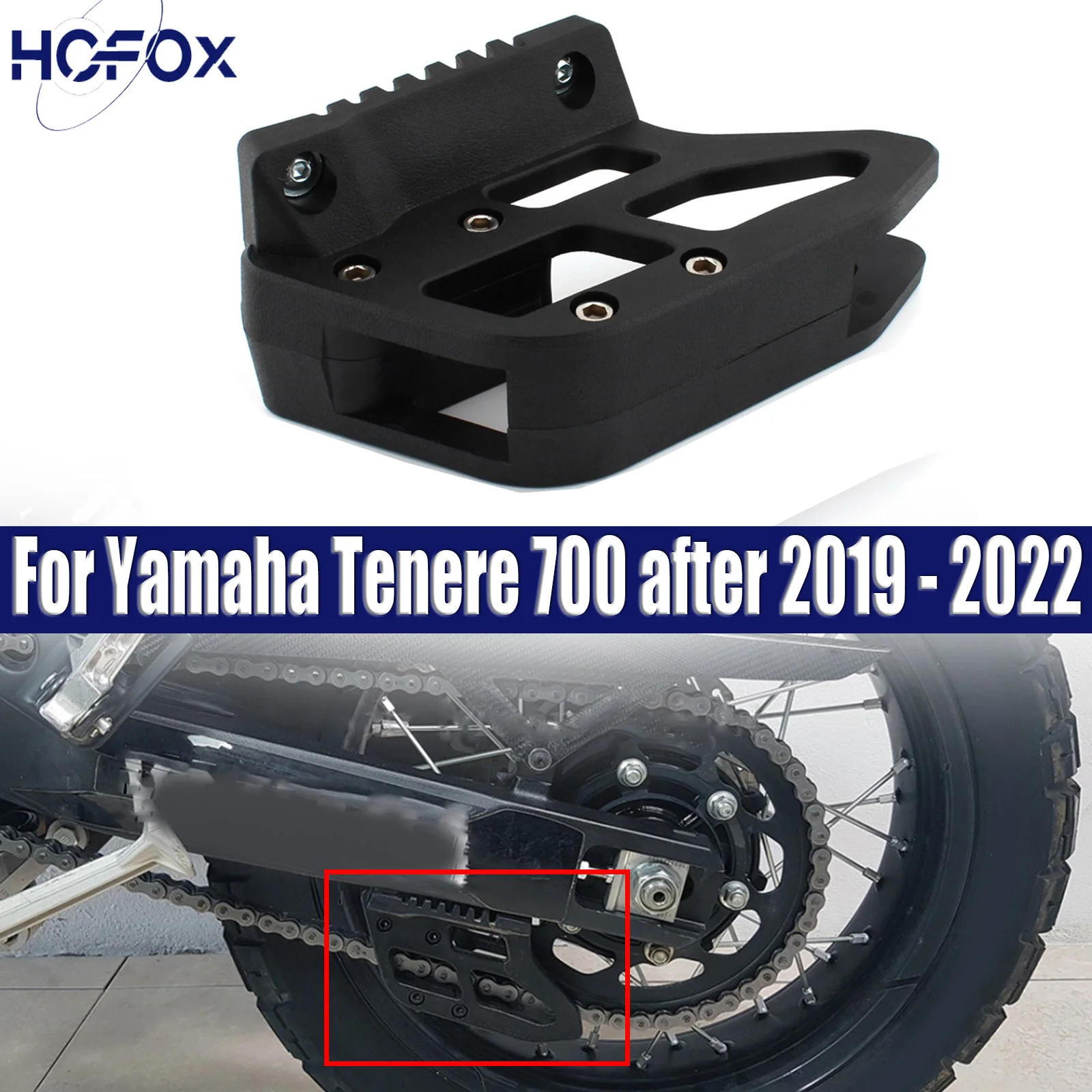 For Yamaha Tenere 700 after 2019 - 2022 Rear Chain Guide Guard Chain Guide Pulley Chains Stabilizer
For Yamaha Tenere 700 after 2019 - 2022 Rear Chain Guide Guard Chain Guide Pulley Chains Stabilizer