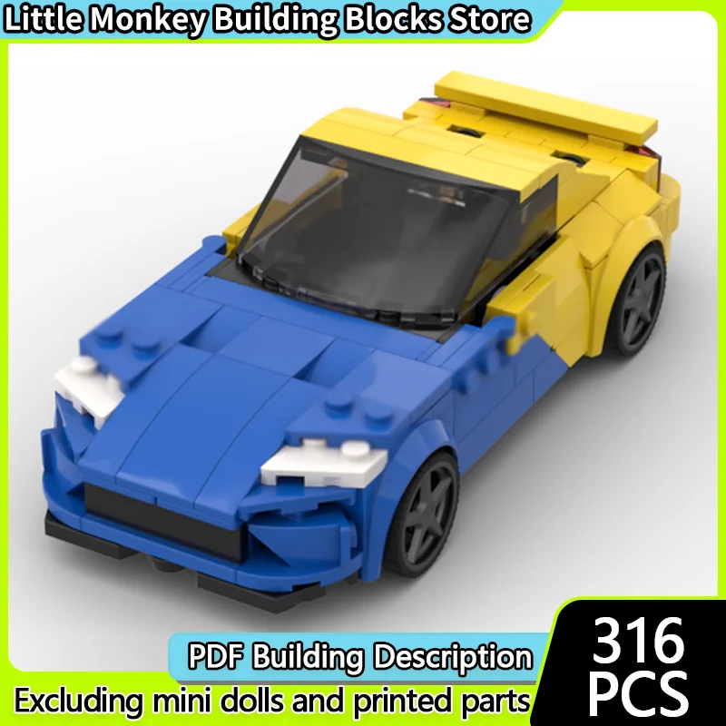Speed Racing Car Model MOC Building Bricks S2000 Hardtop Coupe Modular Technology Children Holiday Gifts Assemble Toys Suit
Speed Racing Car Model MOC Building Bricks S2000 Hardtop Coupe Modular Technology Children Holiday Gifts Assemble Toys Suit