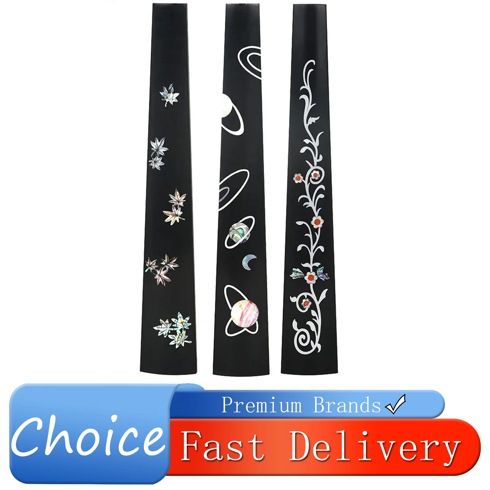 SLADE 4/4 Violin Fingerboard Ebony Board Patterns 27cm Colourful Shells With Hand Inlaid Carvings Violin Pluck Accessories
SLADE 4/4 Violin Fingerboard Ebony Board Patterns 27cm Colourful Shells With Hand Inlaid Carvings Violin Pluck Accessories