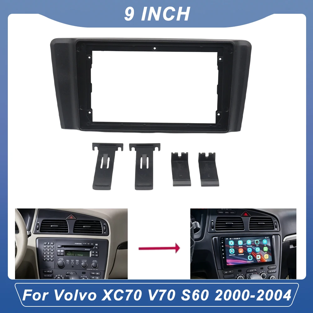 For Volvo XC70 V70 S60 2000-2004 9 inch 22.86cm Android Car Radio Fascia Dash Fitting Panel Kit
For Volvo XC70 V70 S60 2000-2004 9 inch 22.86cm Android Car Radio Fascia Dash Fitting Panel Kit