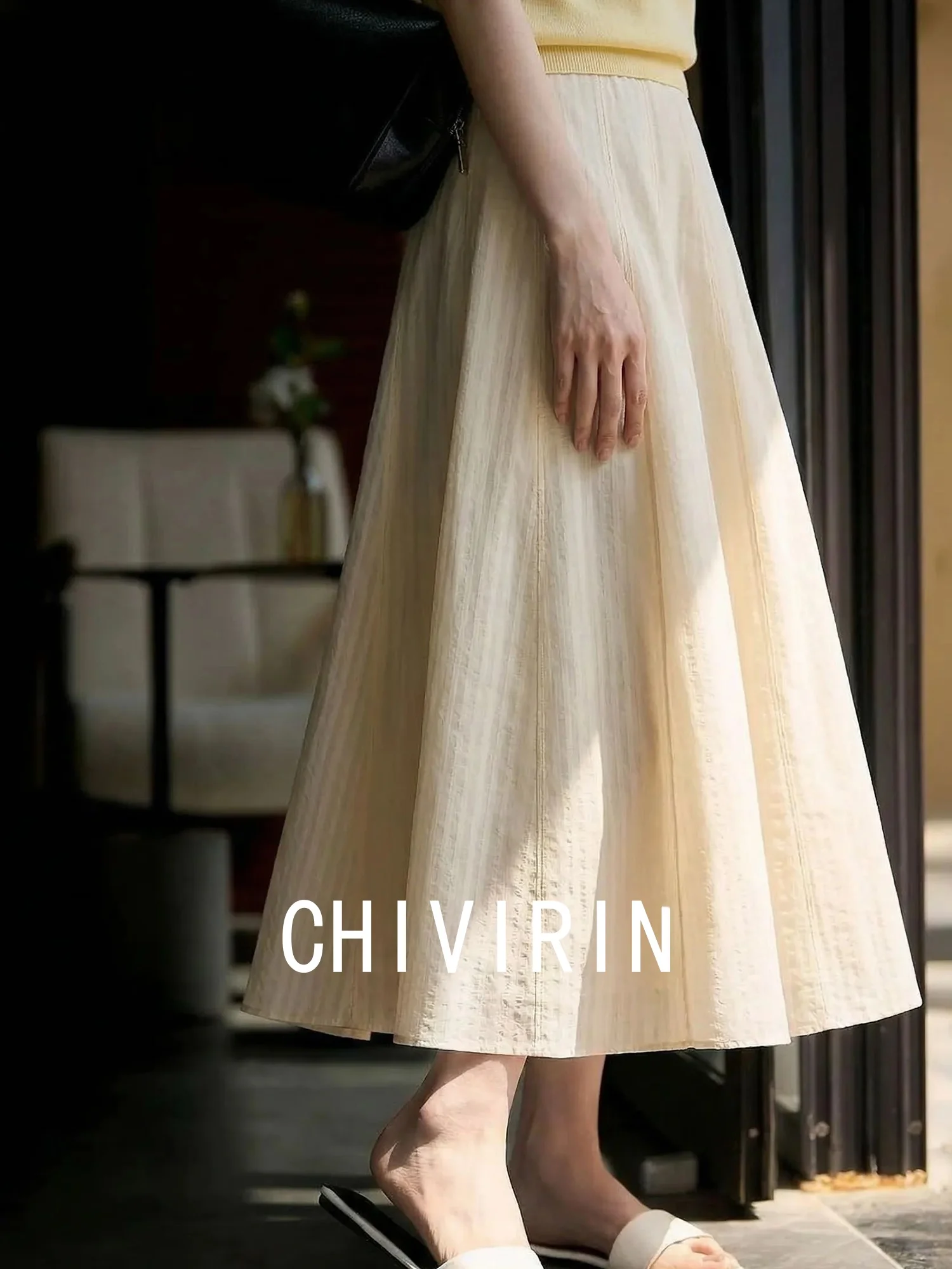 Elegant High Waist A-Line Midi Skirt for Women Summer Commute Slimming Maxi Skirt Casual Straight Cut Skirt by Chivirin
Elegant High Waist A-Line Midi Skirt for Women Summer Commute Slimming Maxi Skirt Casual Straight Cut Skirt by Chivirin