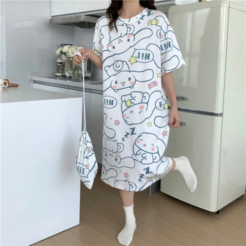 Miniso Women's Pajamas Kawaii Pajama Sets Girl Sweet Cute New Dress Student Fashion Loose Skirt Sleepwear Casual Home Clothes
Miniso Women's Pajamas Kawaii Pajama Sets Girl Sweet Cute New Dress Student Fashion Loose Skirt Sleepwear Casual Home Clothes