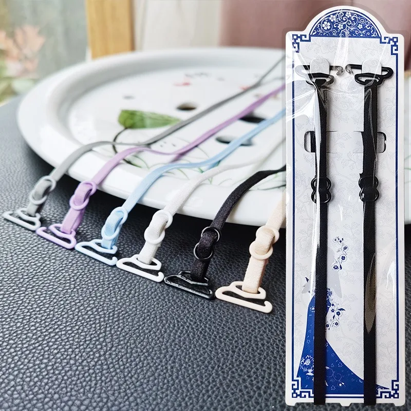 2 Pcs Nylon Underwear Thin Shoulder Strap Non-slip Strong Invisible Bra Seamless with 0.5MM Bra Straps Underwear Accessories
2 Pcs Nylon Underwear Thin Shoulder Strap Non-slip Strong Invisible Bra Seamless with 0.5MM Bra Straps Underwear Accessories