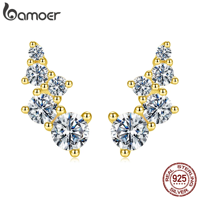 Серьги-гвоздики BAMOER из стерлингового серебра 925 пробы с муассанитом на гусеничном ходу, геометрические серьги для женщин, ювелирные изделия в виде созвездия, подарок на день рождения
Серьги-гвоздики BAMOER из стерлингового серебра 925 пробы с муассанитом на гусеничном ходу, геометрические серьги для женщин, ювелирные изделия в виде созвездия, подарок на день рождения