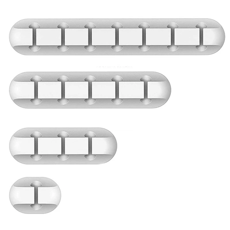 Data Line Organizer Silicone Storage And Fixed Cable Clamp 5 Pieces Set For Desk, Home And Office (7-5-3-1-1 Slot)
Data Line Organizer Silicone Storage And Fixed Cable Clamp 5 Pieces Set For Desk, Home And Office (7-5-3-1-1 Slot)