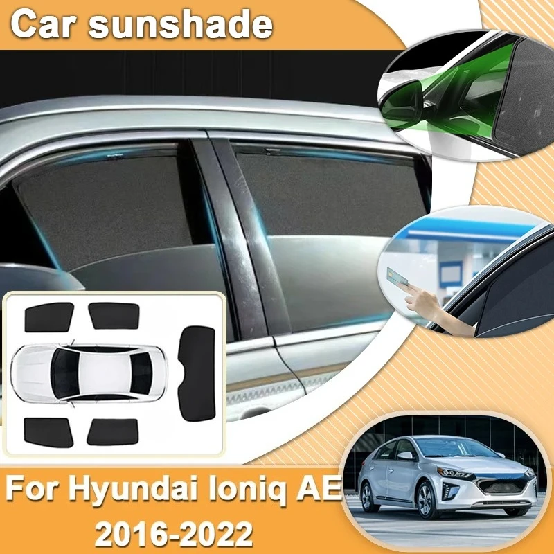 Для Hyundai IONIQ AE 2016-2022: Сетчатые солнцезащитные шторки на лобовое и боковые окна, аксессуары
Для Hyundai IONIQ AE 2016-2022: Сетчатые солнцезащитные шторки на лобовое и боковые окна, аксессуары