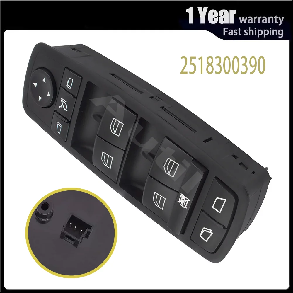 Power Window Switch Front Left 2518300390 for Mercedes-Benz GL320 GL350 GL450 GL550 R320 R280 R300 R350 R500 R550 R63 AMG
Power Window Switch Front Left 2518300390 for Mercedes-Benz GL320 GL350 GL450 GL550 R320 R280 R300 R350 R500 R550 R63 AMG