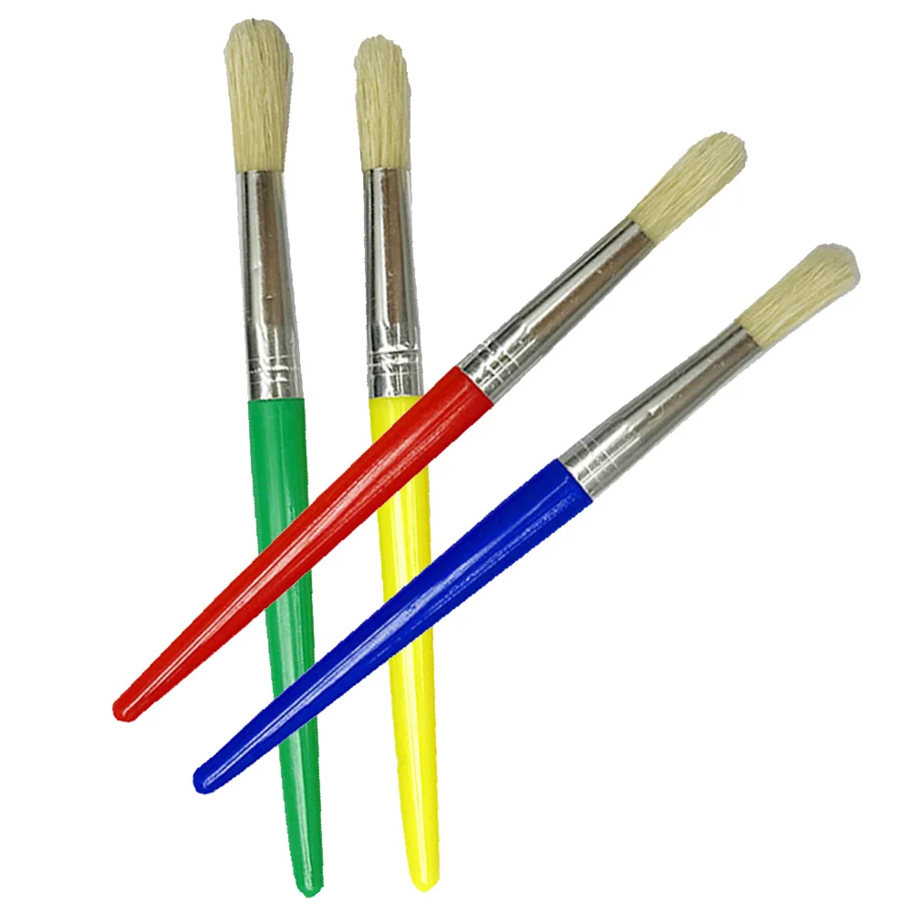 4Pcs Painting Brush Set for Easy Grip Paint Brushes for Beginner Art Practice Childrens Painting Brush Set Smooth Flow
4Pcs Painting Brush Set for Easy Grip Paint Brushes for Beginner Art Practice Childrens Painting Brush Set Smooth Flow
