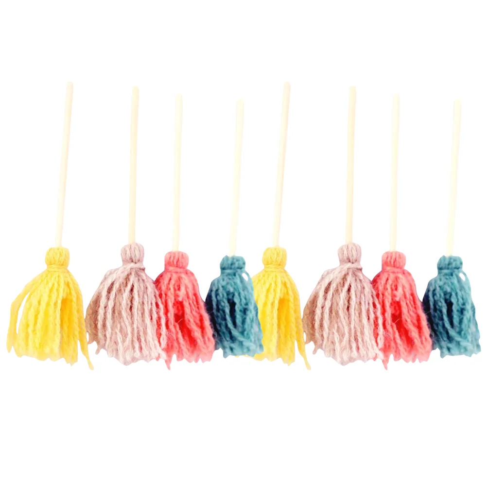 8 Pcs Mini Furnitures House Mop Decor Broom Childrens Toys Accessories Miniature Cleaning Tool Models Ornament
8 Pcs Mini Furnitures House Mop Decor Broom Childrens Toys Accessories Miniature Cleaning Tool Models Ornament
