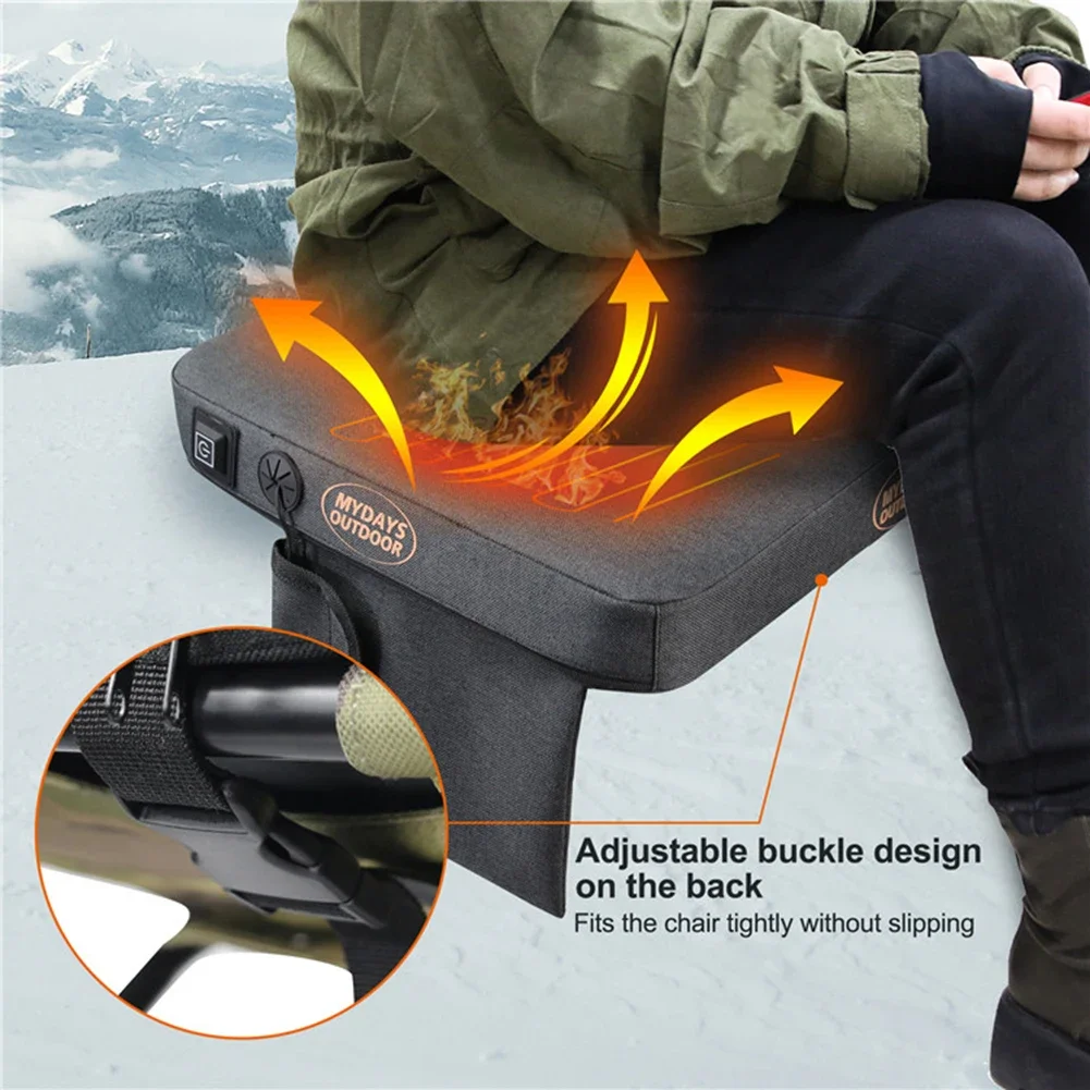 Portable Heated Chair Cushion USB Powered Seat Cushion 3 Adjustable Temperature Control For Outdoor Camping Winter Supplies
Portable Heated Chair Cushion USB Powered Seat Cushion 3 Adjustable Temperature Control For Outdoor Camping Winter Supplies