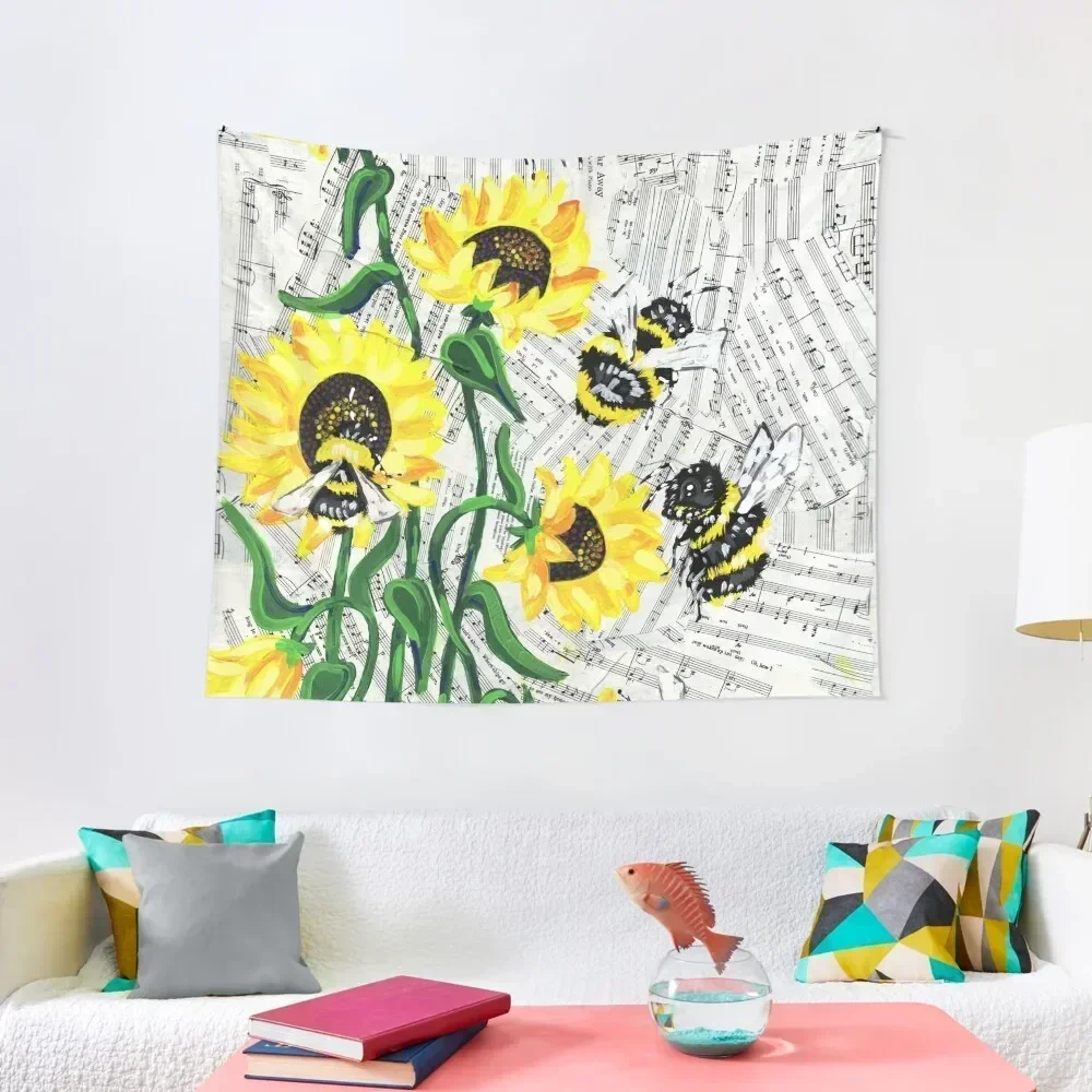 Fuzzy Yellow Bee and Sunflowers Tapestry Decorations For Your Bedroom Wall Decorations Tapestry
Fuzzy Yellow Bee and Sunflowers Tapestry Decorations For Your Bedroom Wall Decorations Tapestry