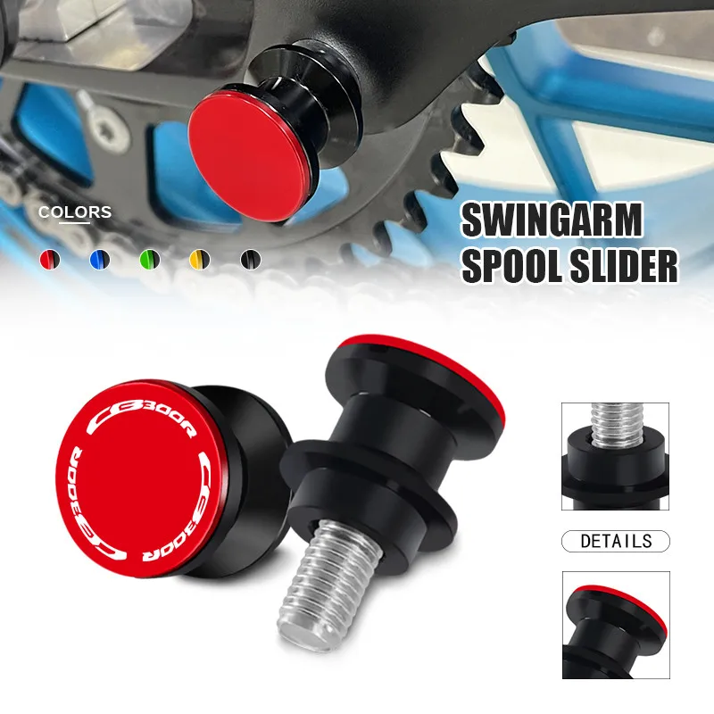 cb300r Motorcycle CNC Swingarm Spools Stand Screws Swing arm Slider 8MM Accessories For CB300R CB 300R 2018-2022 2023 2024 2025
cb300r Motorcycle CNC Swingarm Spools Stand Screws Swing arm Slider 8MM Accessories For CB300R CB 300R 2018-2022 2023 2024 2025