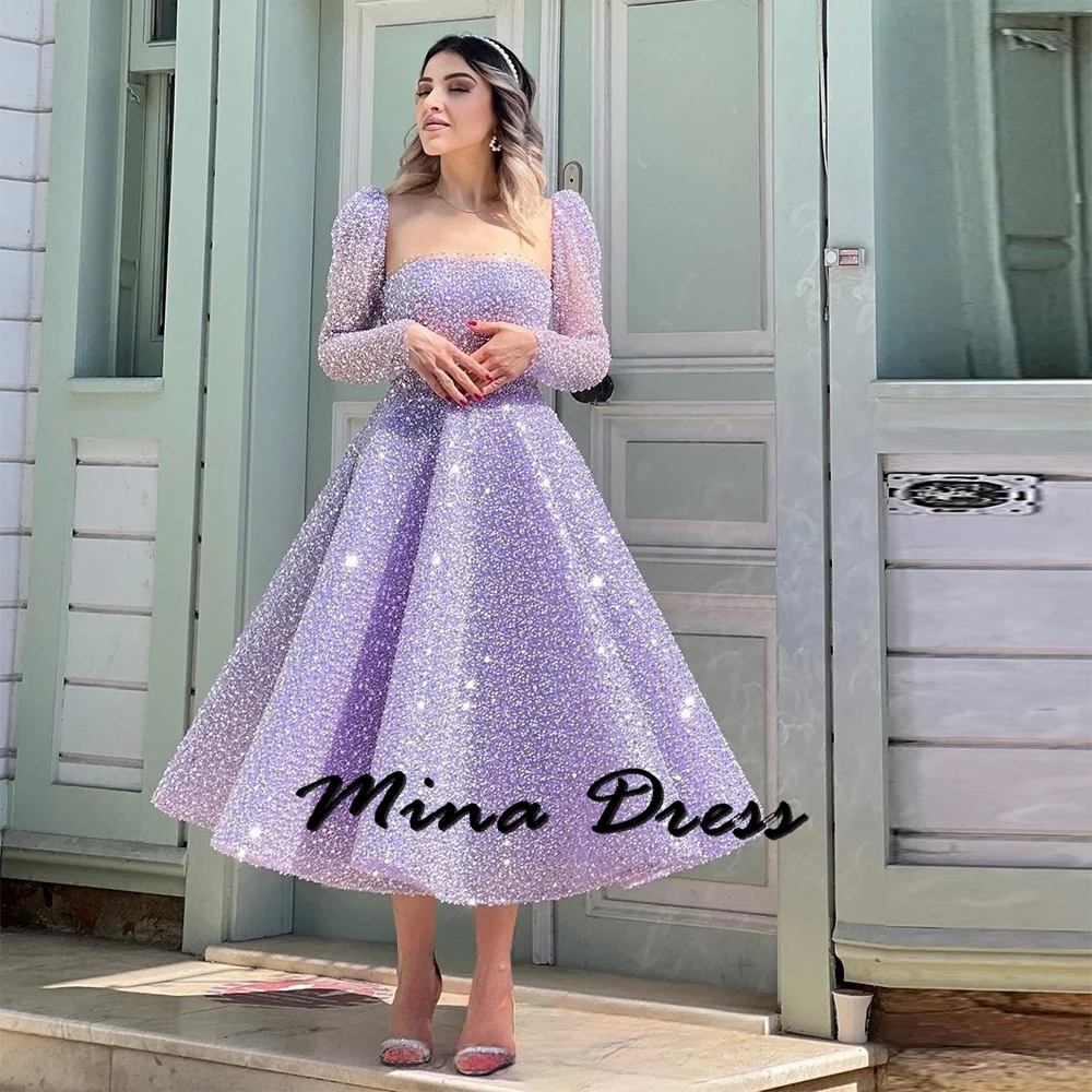 Mina Customized Backless Elegant Evening Dresses for Women Luxury Prom Dress 2024 Long Sleeves Square Collar Wedding Party Dress
Mina Customized Backless Elegant Evening Dresses for Women Luxury Prom Dress 2024 Long Sleeves Square Collar Wedding Party Dress