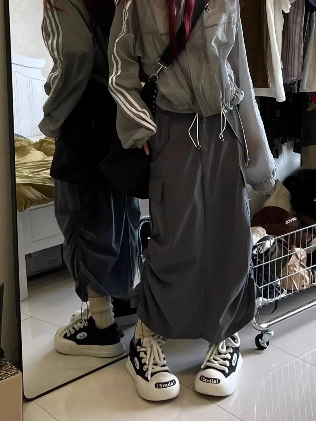 High Waist Loose Women's Skirt Korean Sle A-Line Midi Dr with Slit Design Spring Autumn plus Size Slimming f Body
High Waist Loose Women's Skirt Korean Sle A-Line Midi Dr with Slit Design Spring Autumn plus Size Slimming f Body