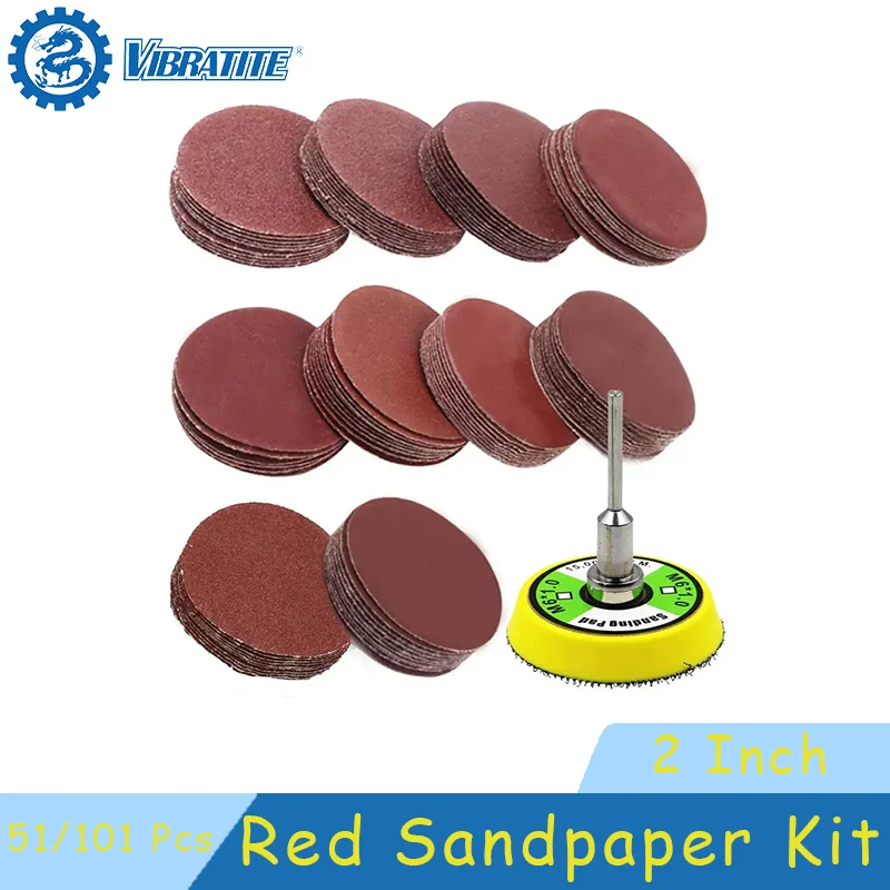 2-дюймовые красные шлифовальные диски, комплект подушечек, 51/101 шт. для сверлильного шлифовального станка, вращающиеся инструменты с опорной пластиной, в комплект входит наждачная бумага с зернистостью 60-2000
2-дюймовые красные шлифовальные диски, комплект подушечек, 51/101 шт. для сверлильного шлифовального станка, вращающиеся инструменты с опорной пластиной, в комплект входит наждачная бумага с зернистостью 60-2000