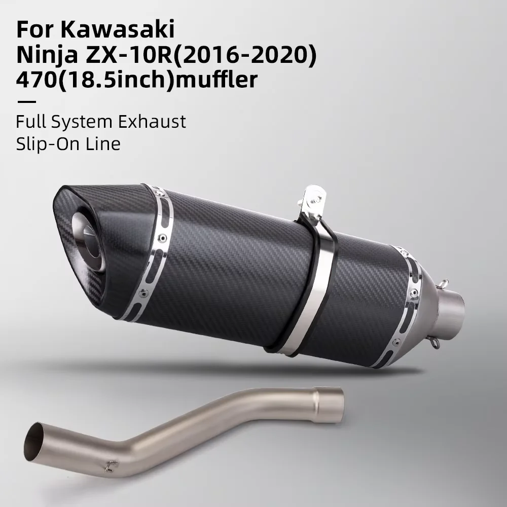 For Kawasaki ZX10R 2016-2020 Exhaust System Middle Link Pipe Stainless Steel 51mm Connect Motorcycle Carbon Muffler
For Kawasaki ZX10R 2016-2020 Exhaust System Middle Link Pipe Stainless Steel 51mm Connect Motorcycle Carbon Muffler