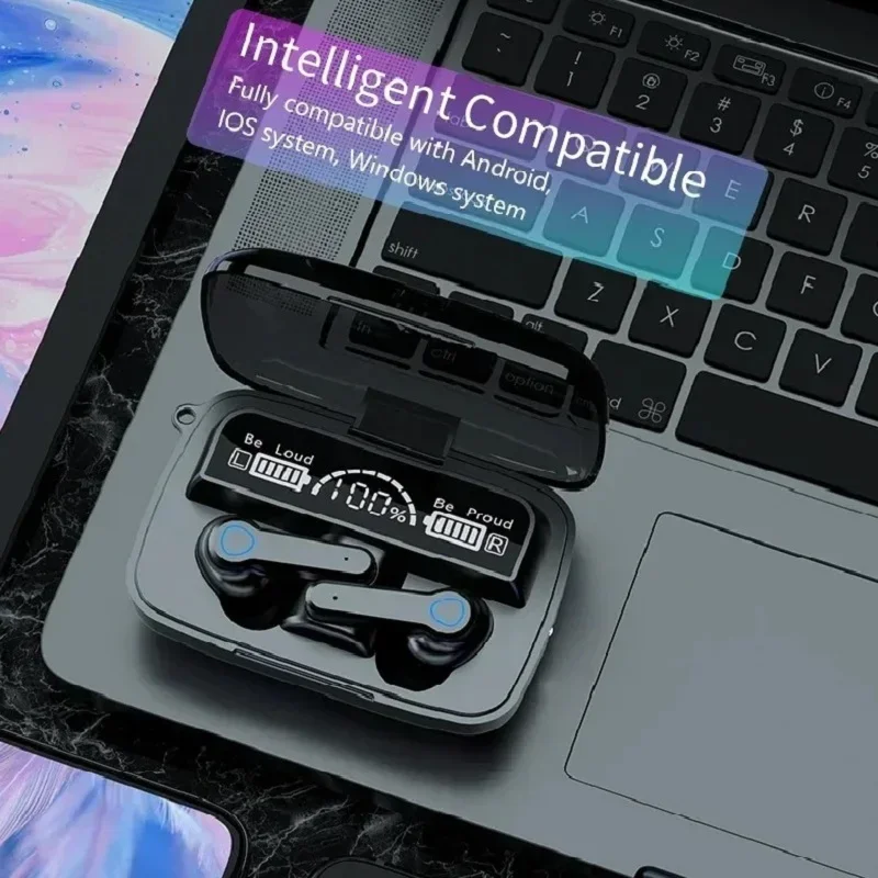 ZLRLMHY M19 Earphones TWS HIFI Sound Quality Touch Wireless Bluetooth Compatible Earphones Waterproof LED Digital Display Screen
ZLRLMHY M19 Earphones TWS HIFI Sound Quality Touch Wireless Bluetooth Compatible Earphones Waterproof LED Digital Display Screen