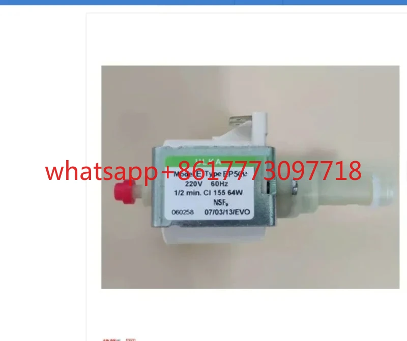 EP5GW 64W 220V 60Hz Coffee Machine & Esspresso Machine Solenoid Pump Electromagnetic Water Pump With Self-Priming
EP5GW 64W 220V 60Hz Coffee Machine & Esspresso Machine Solenoid Pump Electromagnetic Water Pump With Self-Priming