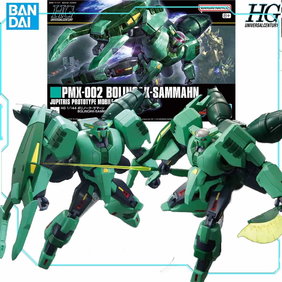 Bandai Genuine Model Kit HG 1/144 Gundam BOLINOAK-SAMMAHNA Anime Action Figures Assembly Model Ornaments Gifts Toys
Bandai Genuine Model Kit HG 1/144 Gundam BOLINOAK-SAMMAHNA Anime Action Figures Assembly Model Ornaments Gifts Toys